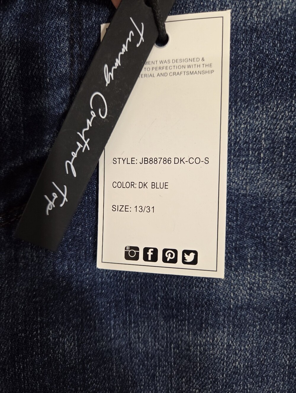 NWT Judy Blue Bootcut Jeans High Rise Tummy Control Size 31 - Picture 4 of 11